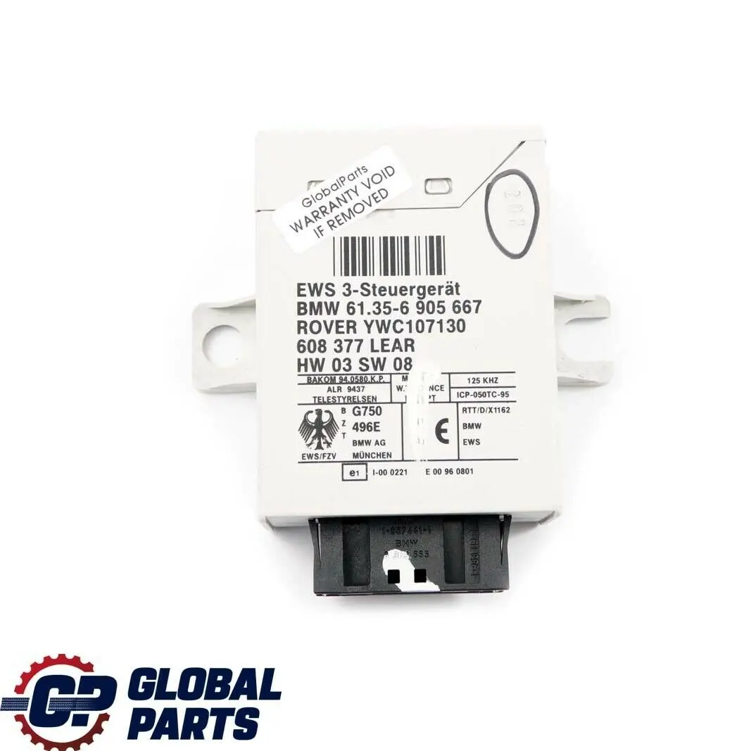M54 231HP Engine ECU Kit DME EWS3 Key Automatic BMW X5 E53 3.0i Petrol - SKU 7519308-1 - Part number 7519308