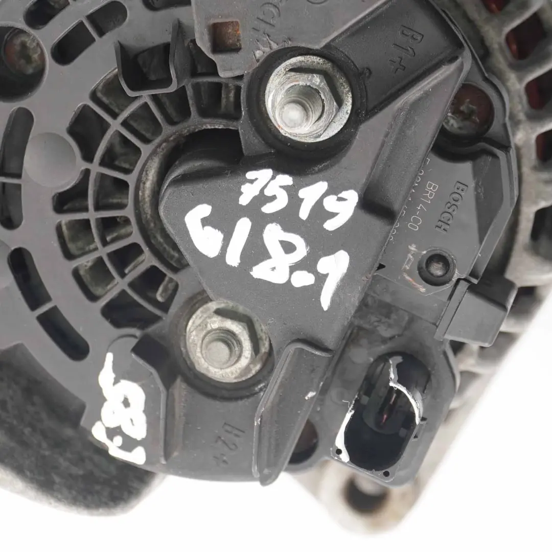 M54 Alternator Bosch 120A do BMW E46 E85 Z4 o numerze 7519618 BMW E46 E85 Z4 M54 Alternator Bosch 120A - SKU 7519618-1 - Numer Części 7519618
