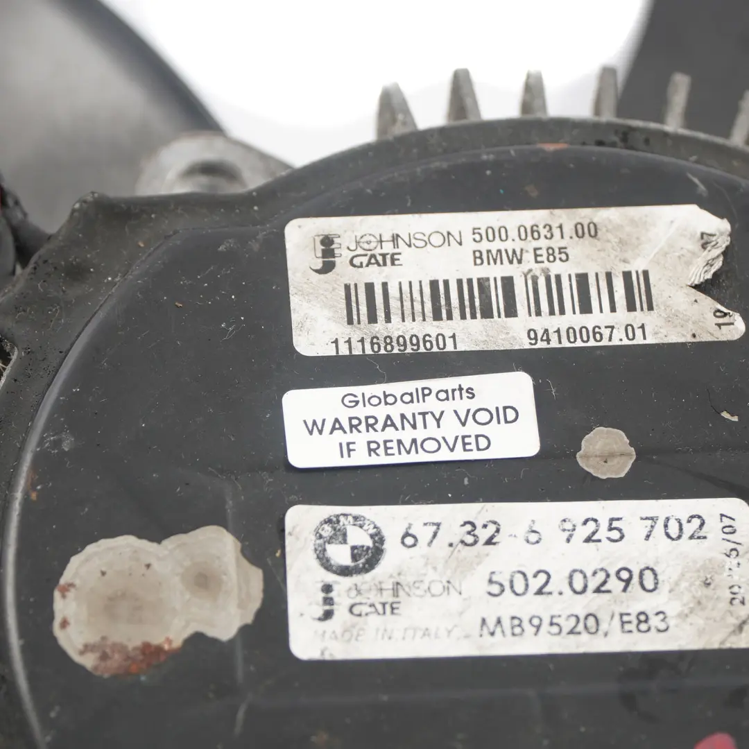 Kühlerlüfter Lüfterzarge 400W 6925702 für BMW Z4 E85 E86 mit Teilenummer 7519704 BMW Z4 E85 E86 Kühlerlüfter Lüfterzarge 400W 6925702 - SKU 7519704-4 - Teilenummer 7519704