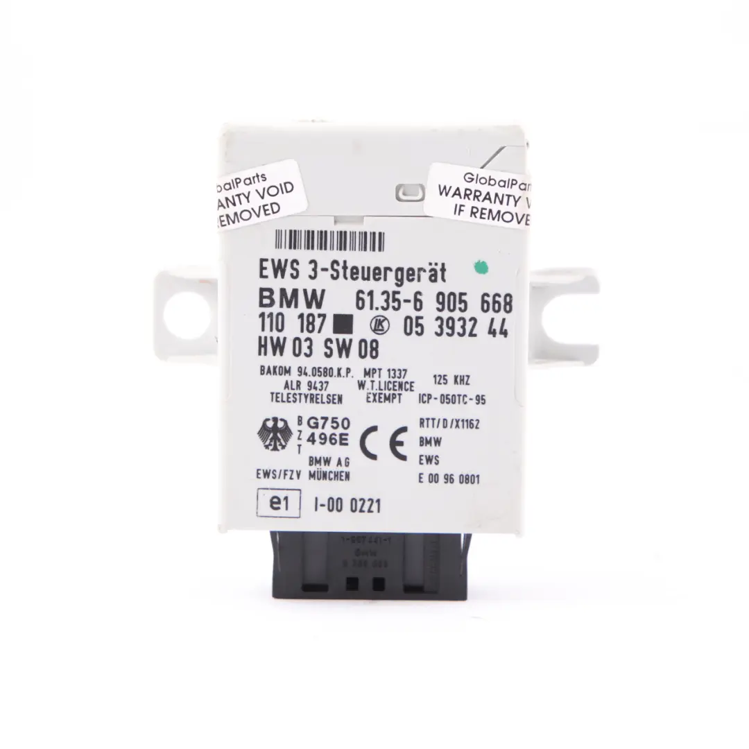 MINI Cooper R50 1.6i W10 116HP Engine ECU Kit DME + EWS + Key Automatic - SKU 7520019-7 - Part number 7520019