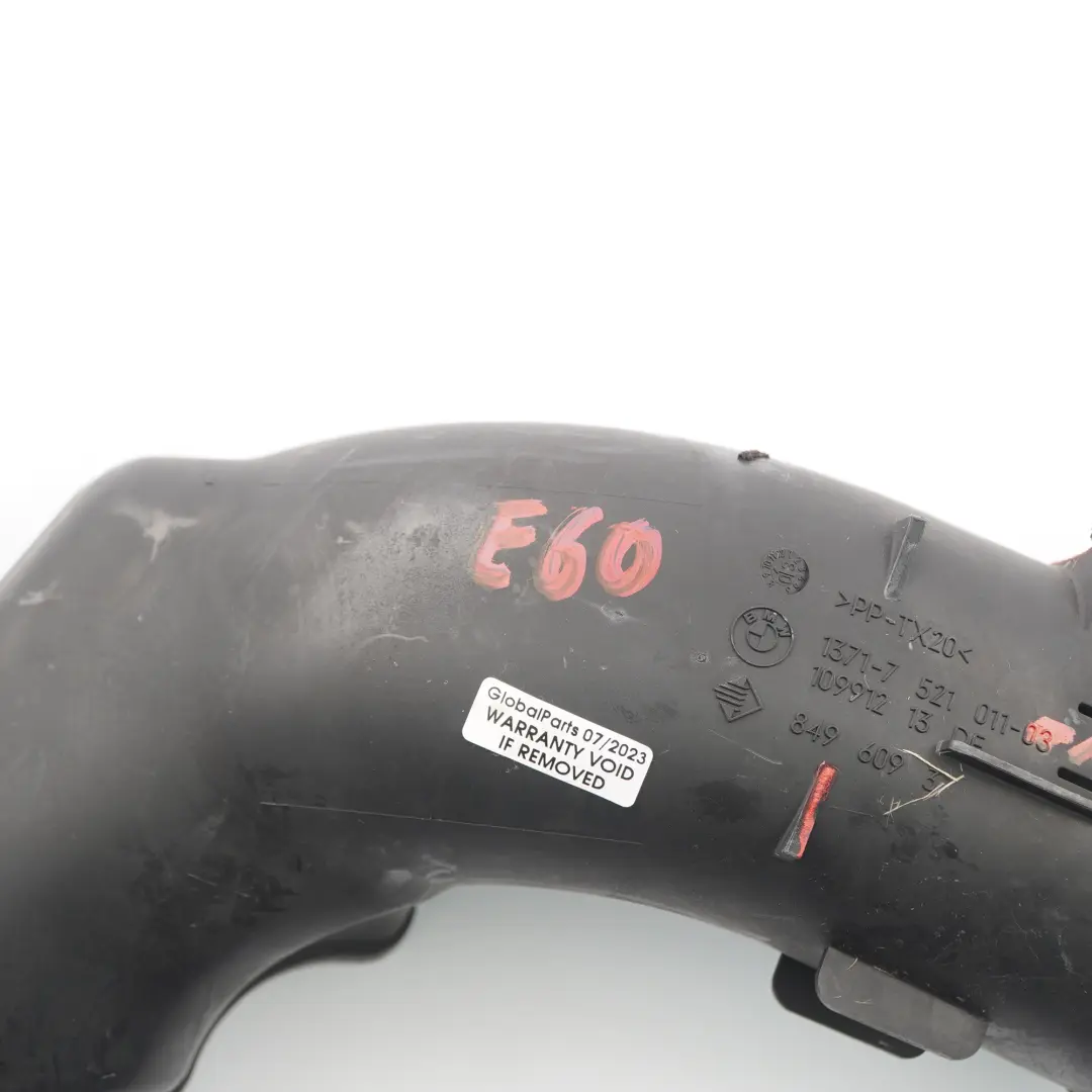 Tuyau d'admission d'air BMW E60 E61 Silencieux d'essence Tube pour à propos du numéro de pièce 7521011 Tuyau d'admission d'air BMW E60 E61 Silencieux d'essence Tube - SKU 7521011-1 - Numéro de pièce 7521011