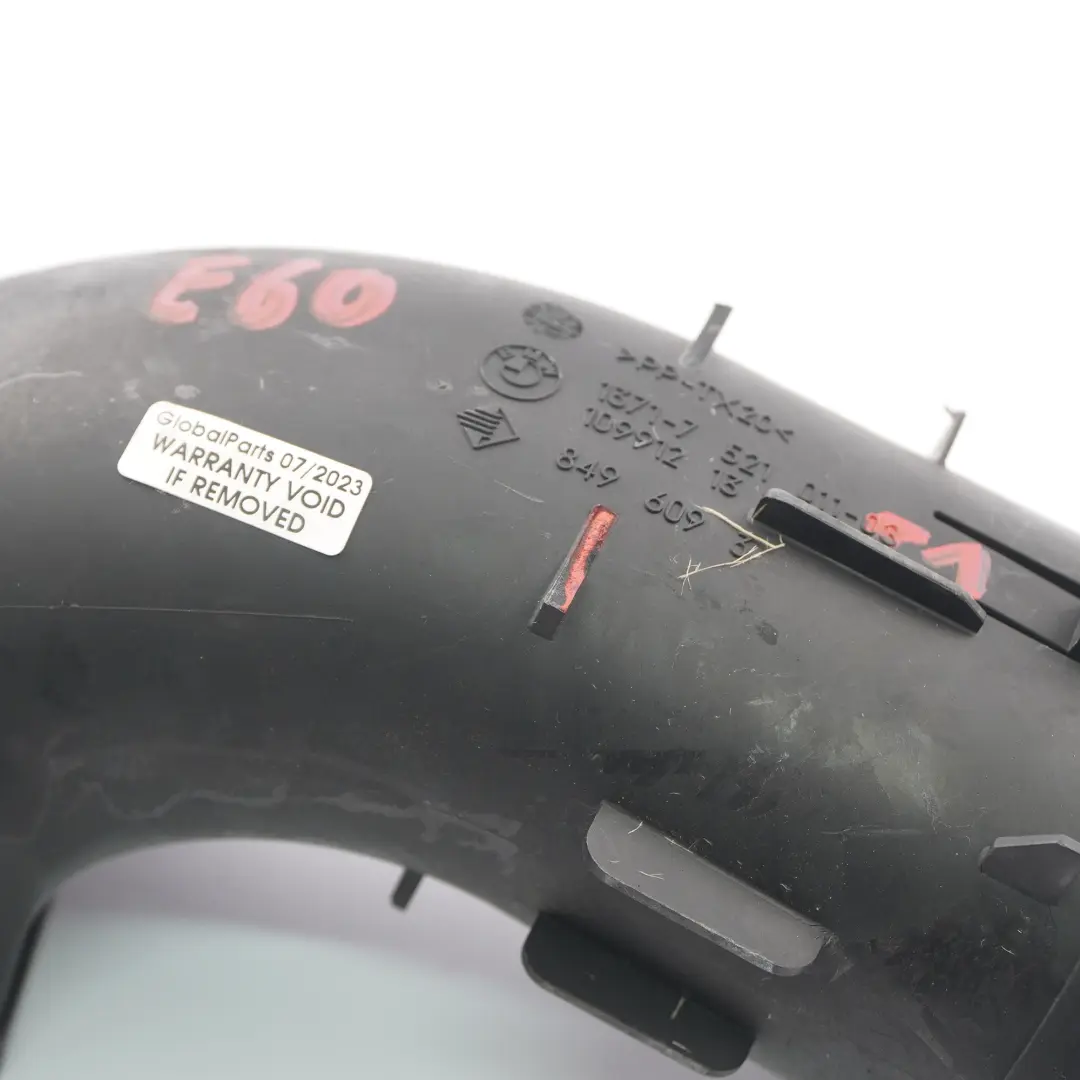  Tuyau d'admission d'air BMW E60 E61 Silencieux d'essence Tube - SKU 7521011-1 - Numéro de pièce 7521011