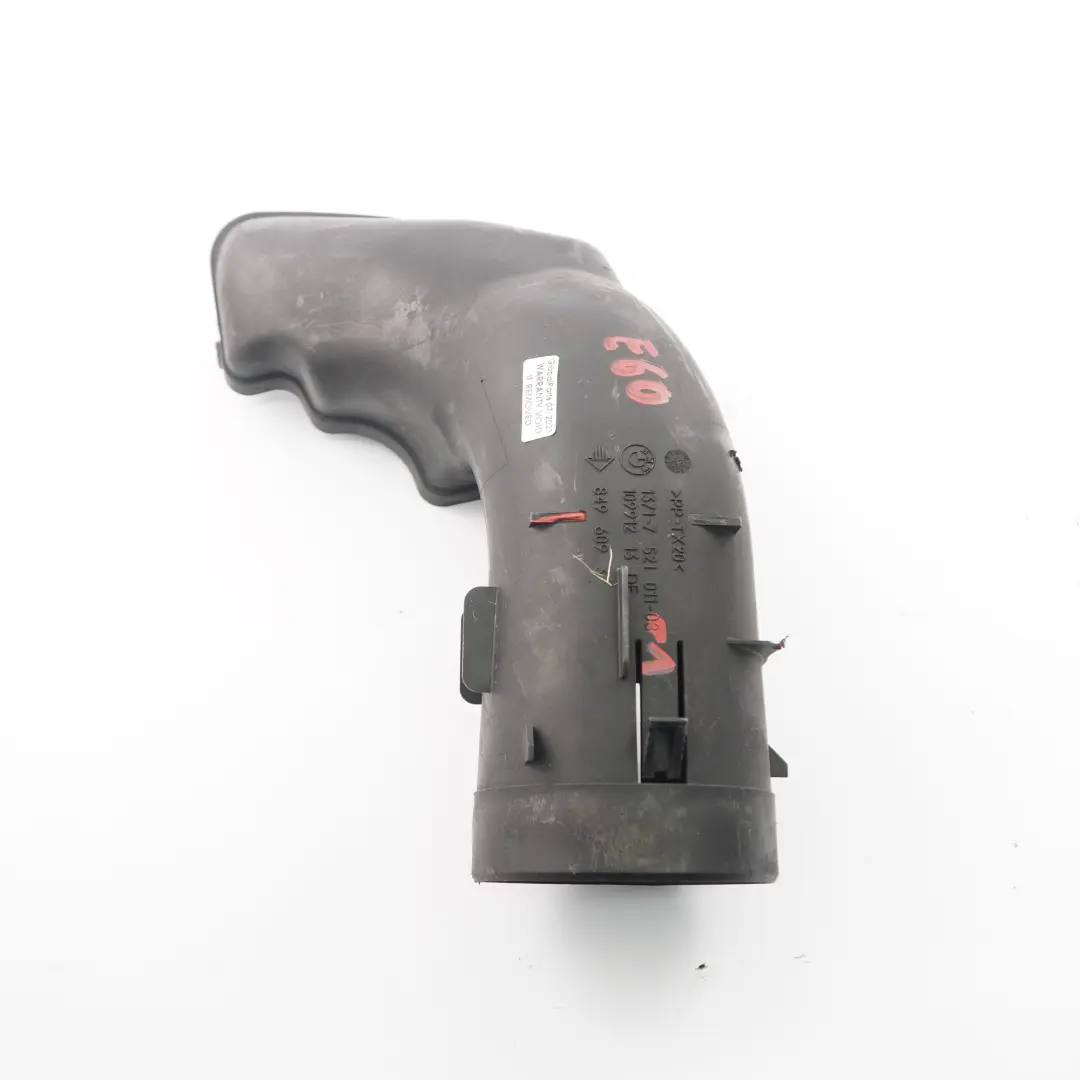 Intake Pipe BMW E60 E61 Petrol Intake Silencer Duct Tube to Air with Part number 7521011 Air Intake Pipe BMW E60 E61 Petrol Intake Silencer Duct Tube - SKU 7521011-1 - Part number 7521011