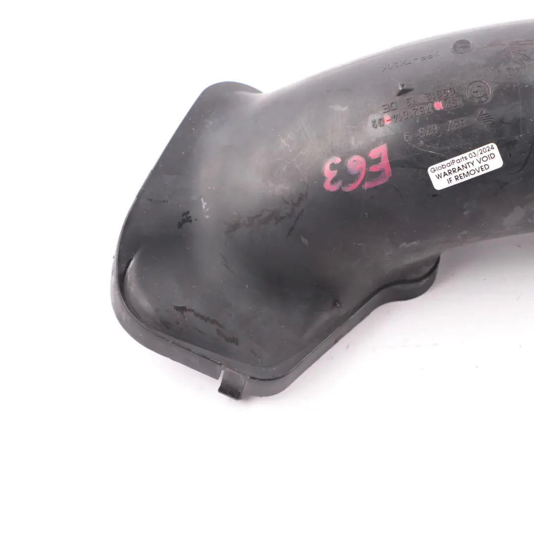 BMW E63 E64 N52 N62 S85 Lufteinlass zum Luftfilterkasten Gehäuse - SKU 7521014 - Teilenummer 7521014