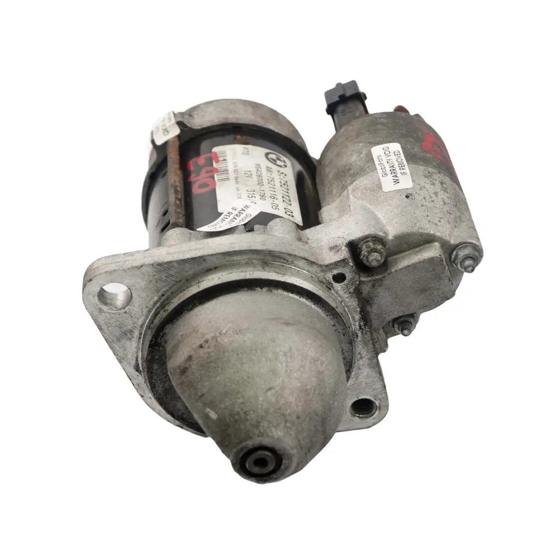 BMW E60 E65 E70 E87 E90 F10 F20 F30 N52 N53 Petrol Engine Starter Motor - SKU 7521122 - Part number 7521122