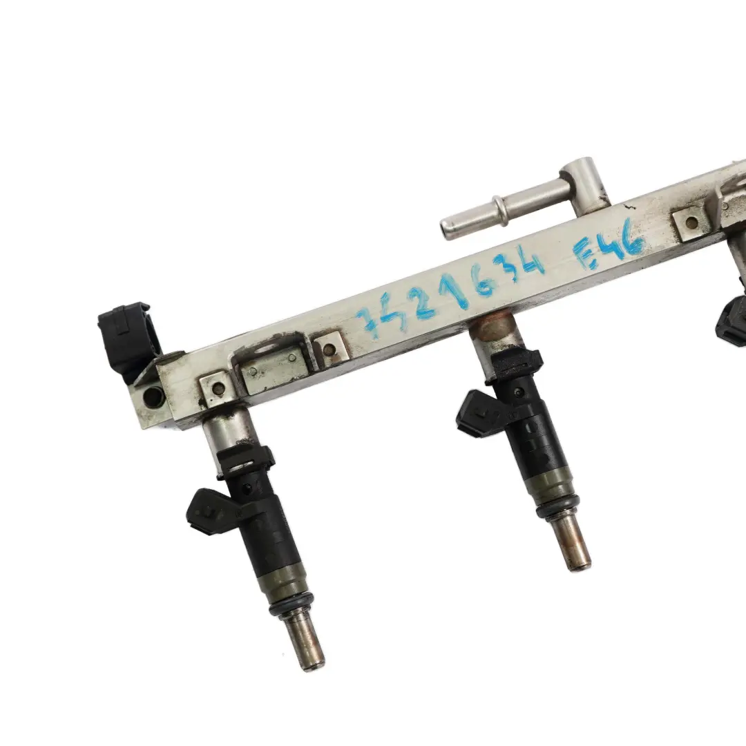 Benzin Einspritzleiste Einspritzventil Einspritzdüse 7506158 für BMW E46 mit Teilenummer 7521634 BMW E46 Benzin Einspritzleiste Einspritzventil Einspritzdüse 7506158 - SKU 7521634 - Teilenummer 7521634