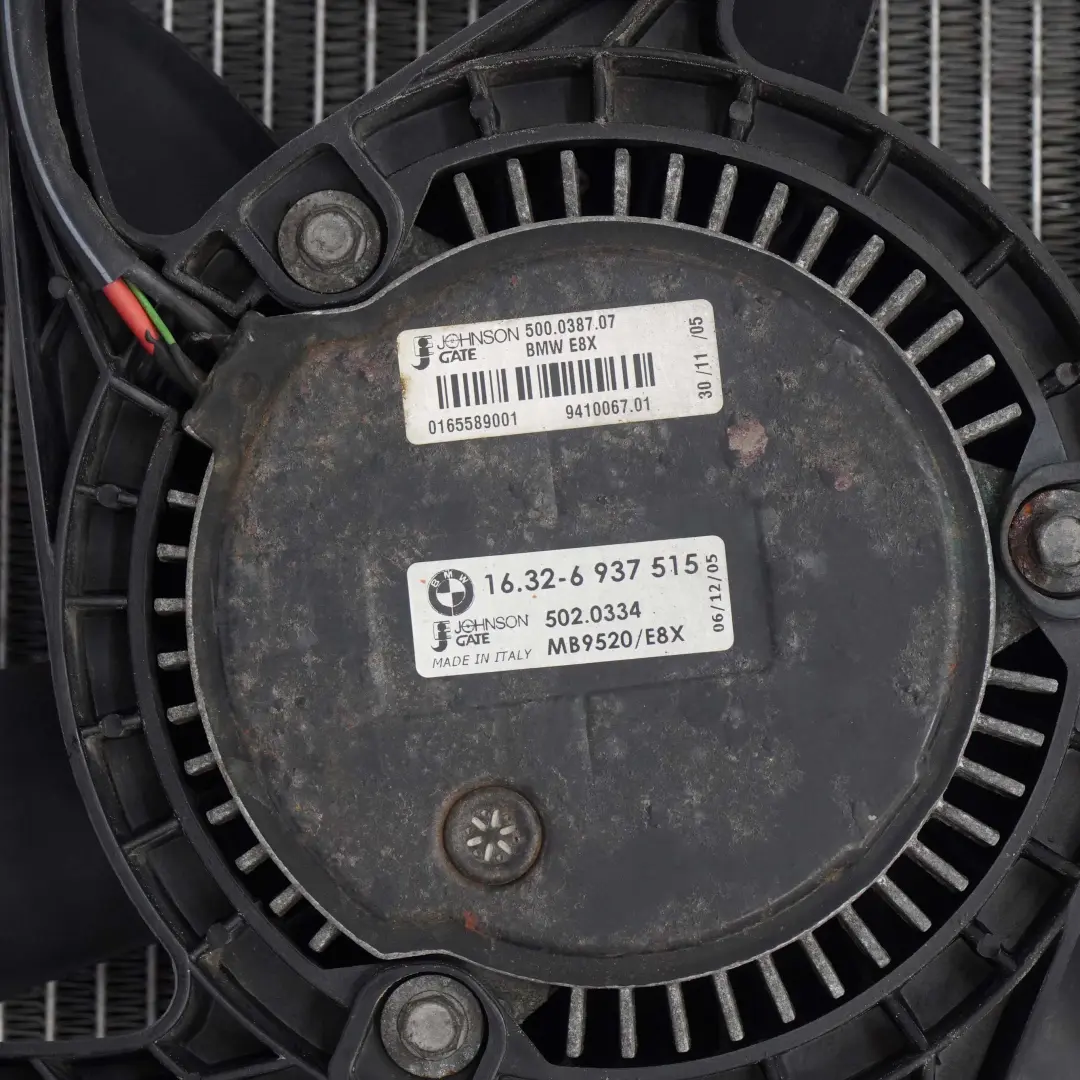 BMW E81 E87 LCI E90 Complete Set Radiator Fan Automatic Petrol N43 - SKU 7523259-1 - Part number 16326937515