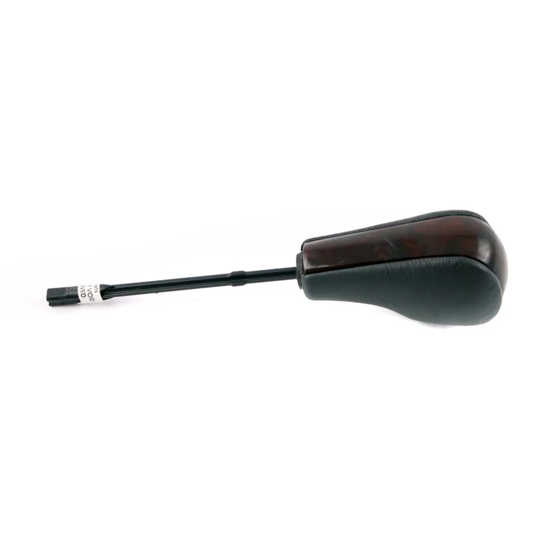 MINI Cooper One R50 R52 Levier Poignée Cuir Bois Décor Automatique - SKU 7523444 - Numéro de pièce 7523444