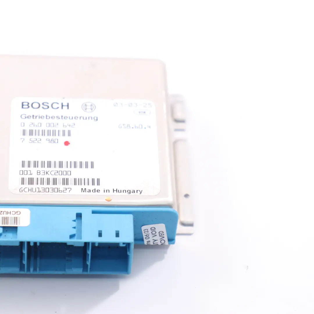 BMW E46 Z4 E85 M54 Automatic Gearbox ECU Control Module EGS - SKU 7522980 - Part number 7522980