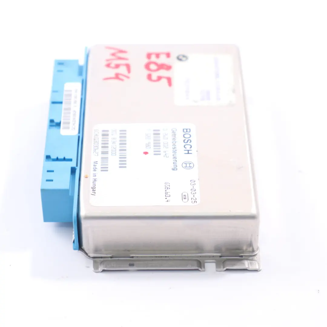 M54 Boîte de vitesses automatique ECU Control Module EGS pour BMW E46 Z4 E85 à propos du numéro de pièce 7522980 BMW E46 Z4 E85 M54 Boîte de vitesses automatique ECU Control Module EGS - SKU 7522980 - Numéro de pièce 7522980