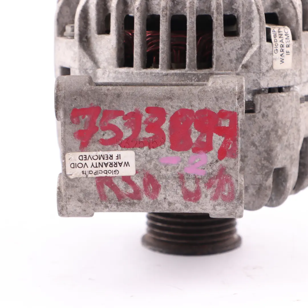 Lichtmaschine Generator 100A Benzin 7523897 für BMW Mini Cooper One R50 R52 mit Teilenummer 7550997 BMW Mini Cooper One R50 R52 Lichtmaschine Generator 100A Benzin 7523897 - SKU 7523897-2 - Teilenummer 7550997