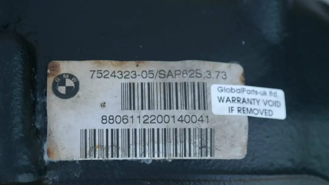 Pont arriere Diff 3,73 ratio Garantie pour BMW 1 3 e87 e90 116i 120i 323i à propos du numéro de pièce 7524324 BMW 1 3 e87 e90 116i 120i 323i Pont arriere Diff 3,73 ratio Garantie - SKU 7524323 - Numéro de pièce 7524324