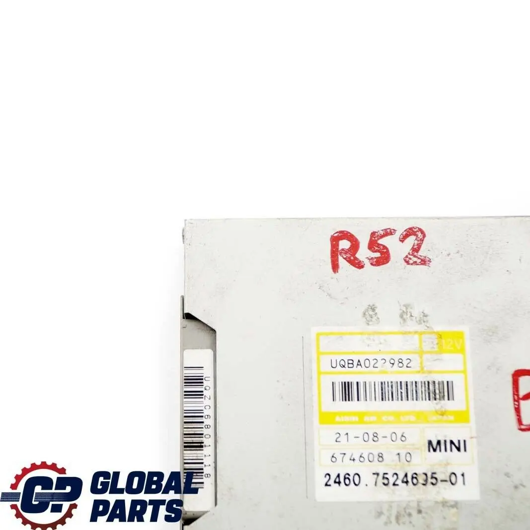 Sterownik Moduł Skrzyni Biegów do MINI S R52 R53 o numerze 7570253 MINI S R52 R53 Sterownik Moduł Skrzyni Biegów - SKU 7524695 - Numer Części 7570253