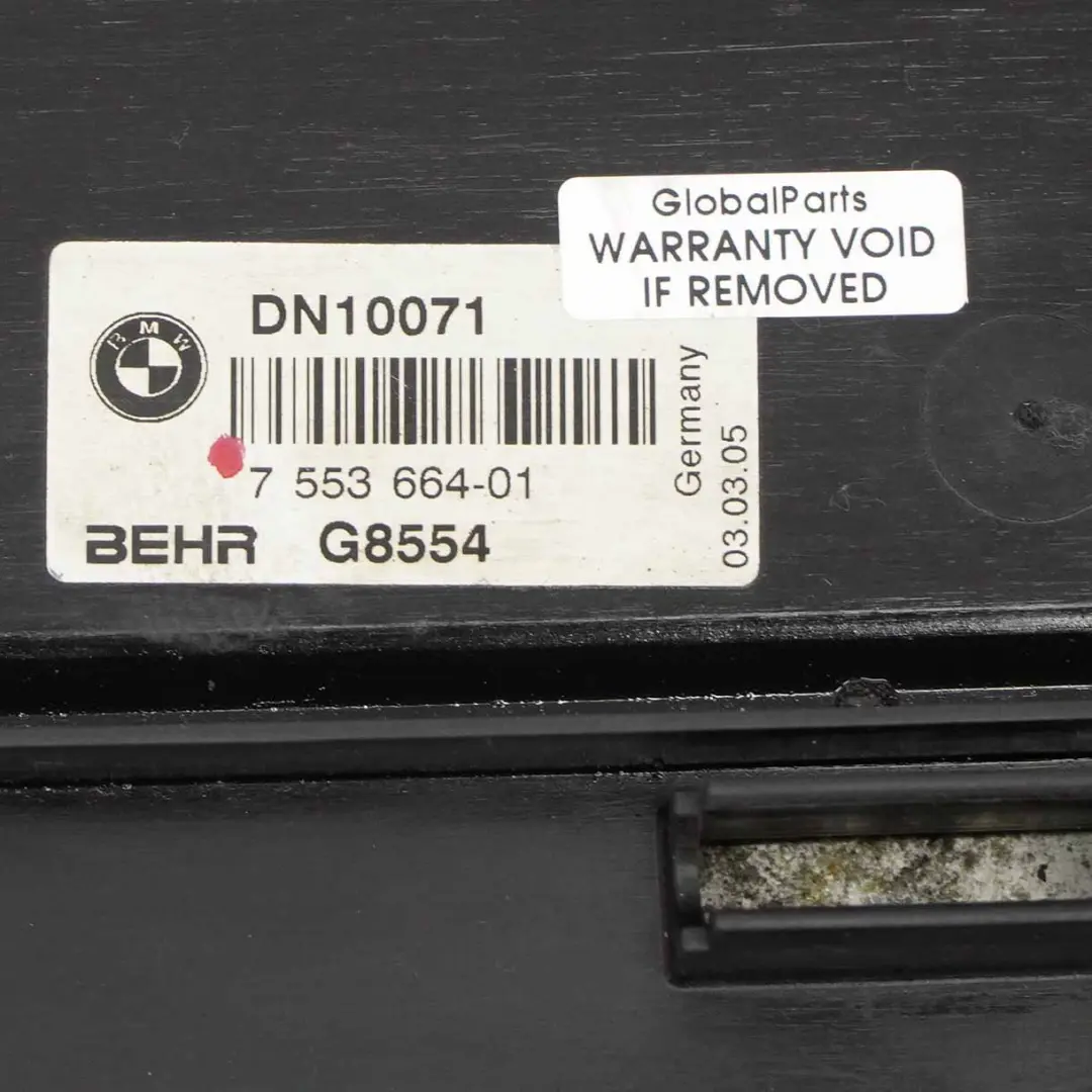  Radiateur BMW E65 E66 760i N73 Radiateur de refroidissement - SKU 7524881-1 - Numéro de pièce 7524881