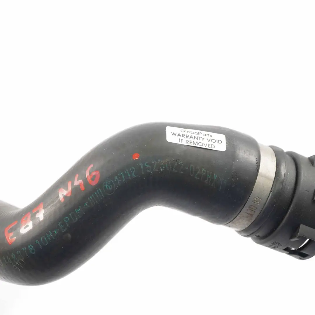 BMW 1 Reihe E81 E82 E87 LCI Petrol N46 Schlauch Kühler unten-Thermostat - SKU 7525022 - Teilenummer 17127525022