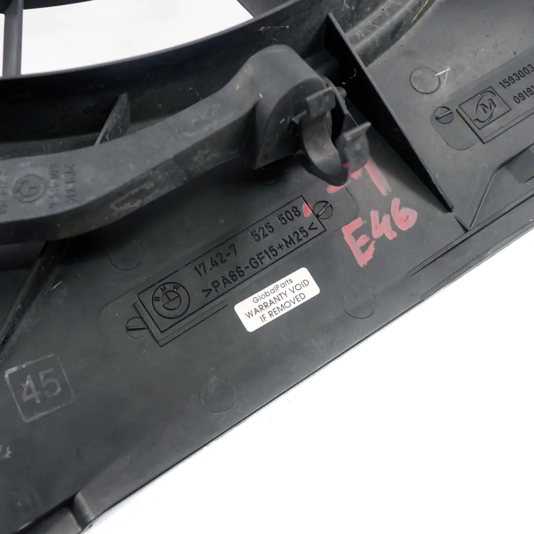 BMW E46 Linceul Leichentuch Ventilateur Support Essence - SKU 7525508-1 - Numéro de pièce 7525508