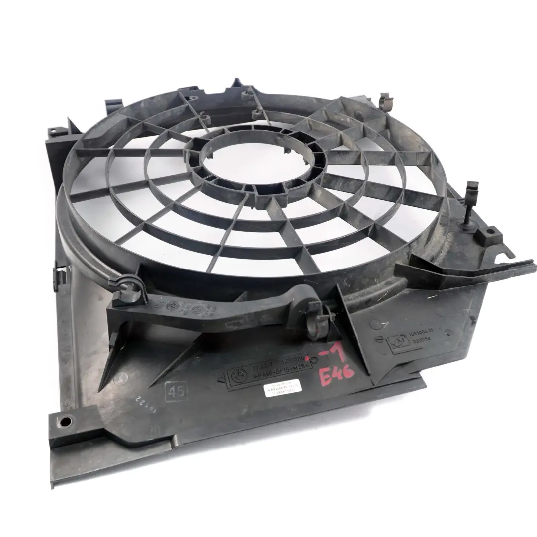 Lüfterzarge Leichentuch Lüfter Halter Halterung Benzin für BMW 3 er E46 mit Teilenummer 7525508 BMW 3 er E46 Lüfterzarge Leichentuch Lüfter Halter Halterung Benzin - SKU 7525508-1 - Teilenummer 7525508