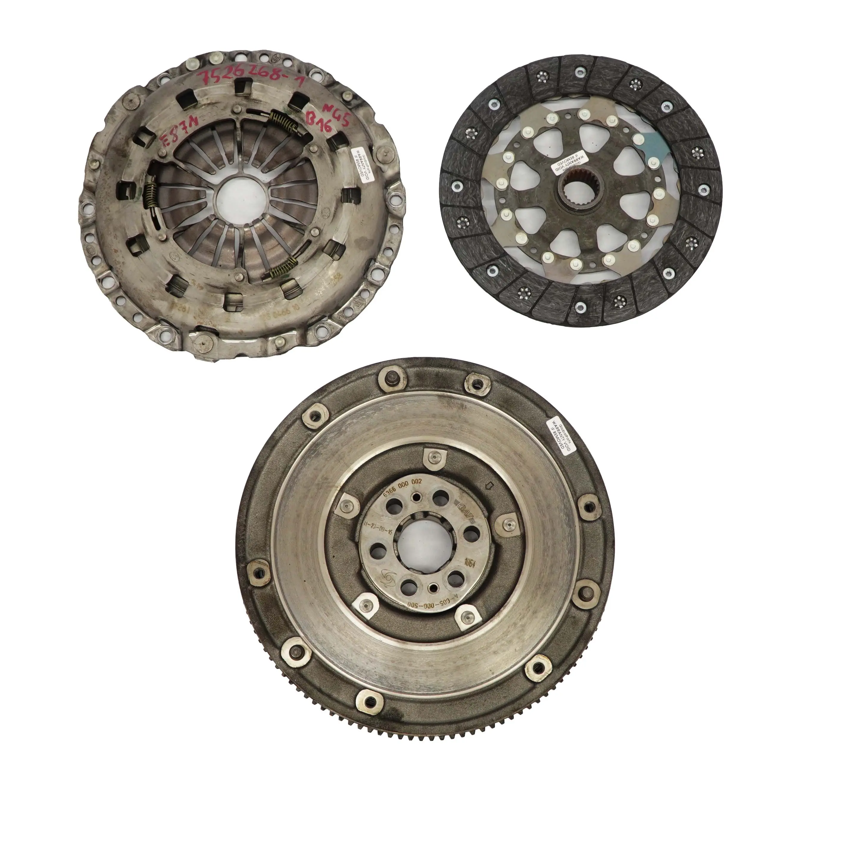 BMW E87 E90 116i 316i Petrol N45 Dual Twin Mass Flywheel Clutch Kit 7526268