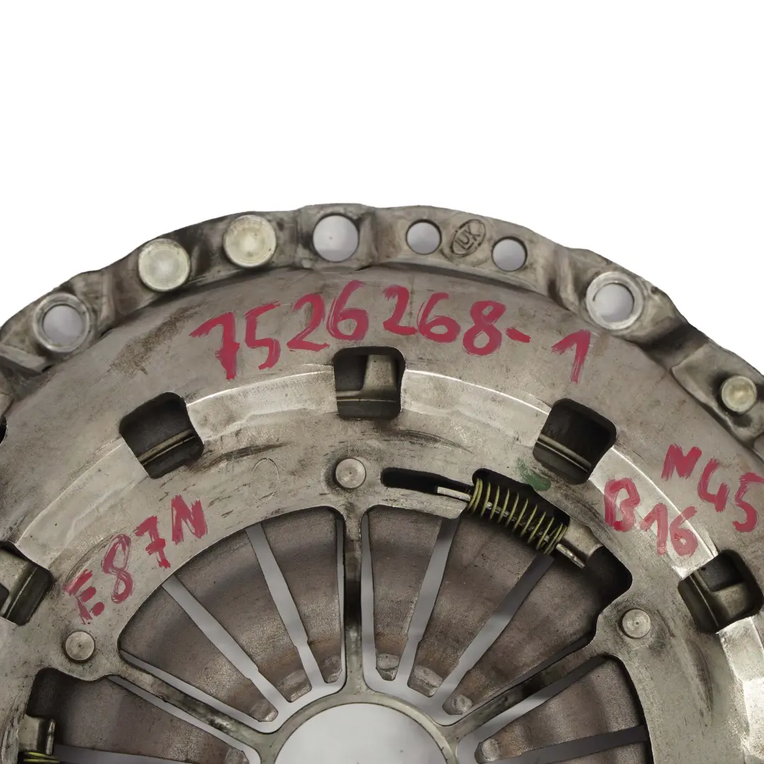 N45 Dual Twin Mass Flywheel Clutch Kit to BMW E87 E90 116i 316i Petrol with Part number 7526268 BMW E87 E90 116i 316i Petrol N45 Dual Twin Mass Flywheel Clutch Kit - SKU 7526268-1 - Part number 7526268