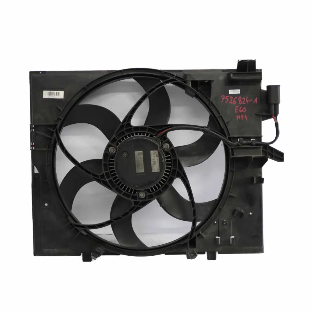 M54 Boîtier ventilateur radiateur avec ventilateur pour BMW E60 E61 525i 530i à propos du numéro de pièce 7526824 BMW E60 E61 525i 530i M54 Boîtier ventilateur radiateur avec ventilateur - SKU 7526824-1 - Numéro de pièce 7526824