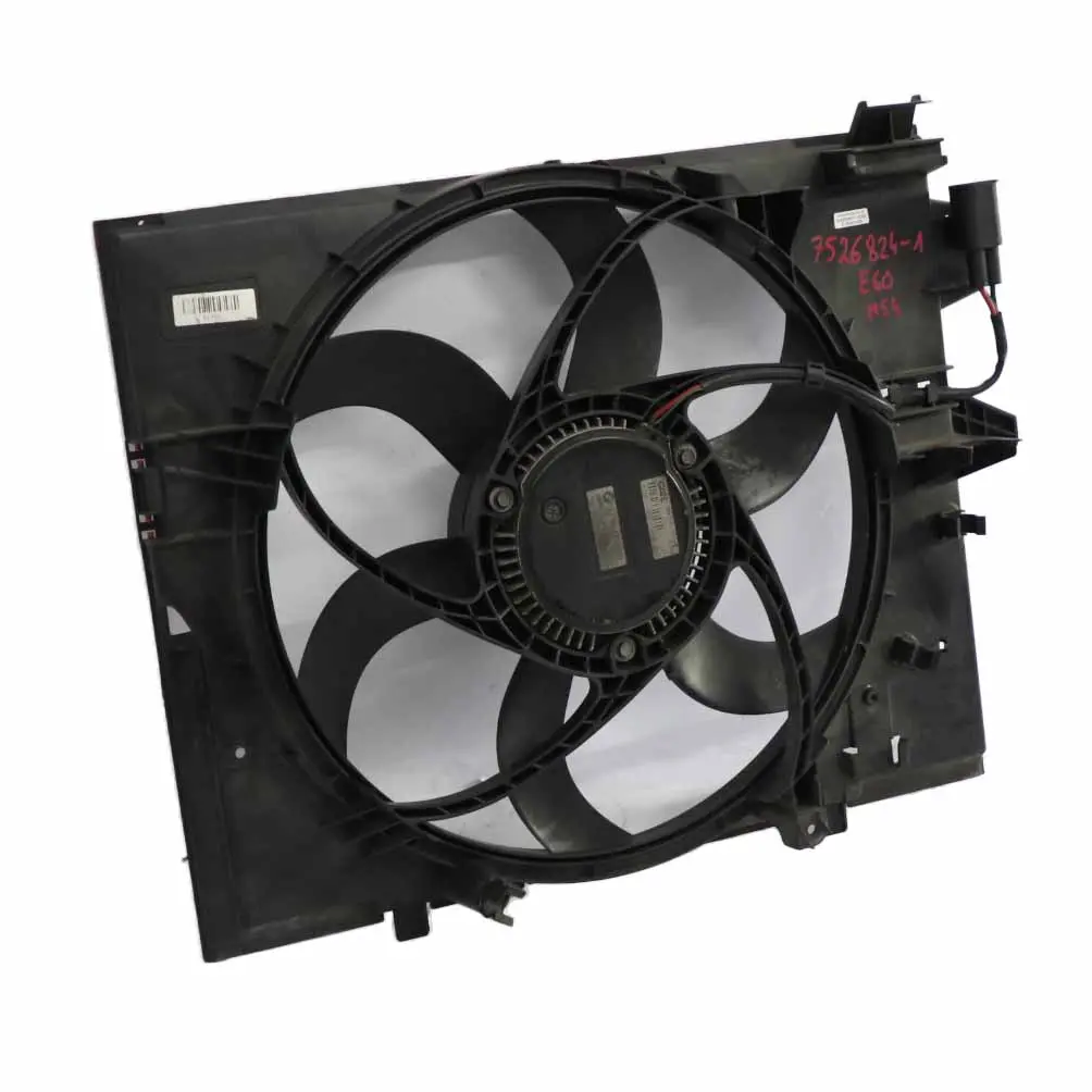 M54 Radiator Fan Housing With Fan to BMW E60 E61 520i 525i 530i with Part number 7526824 BMW E60 E61 520i 525i 530i M54 Radiator Fan Housing With Fan - SKU 7526824-1 - Part number 7526824