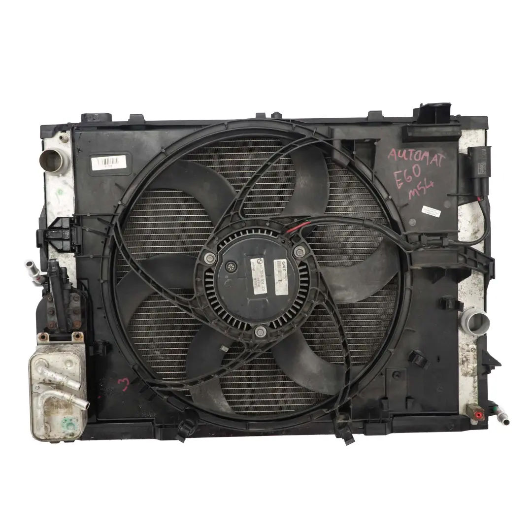 Radiator Pack BMW E60 E61 520i 525i 530i M54 400W Engine Cooling Fan Shroud to with Part number 7526824 Radiator Pack BMW E60 E61 520i 525i 530i M54 400W Engine Cooling Fan Shroud - SKU 7526824-3 - Part number 7526824