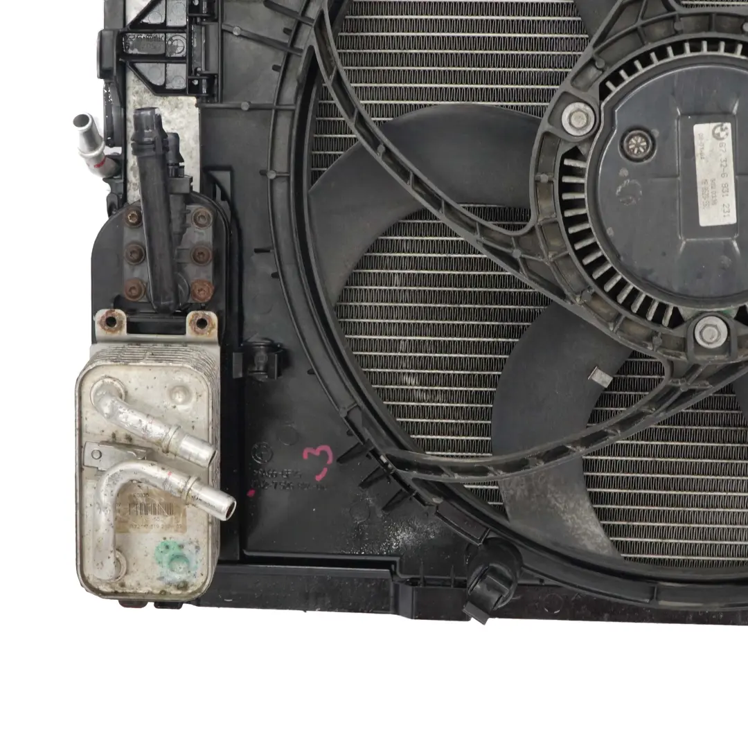  Radiator Pack BMW E60 E61 520i 525i 530i M54 400W Engine Cooling Fan Shroud - SKU 7526824-3 - Part number 7526824
