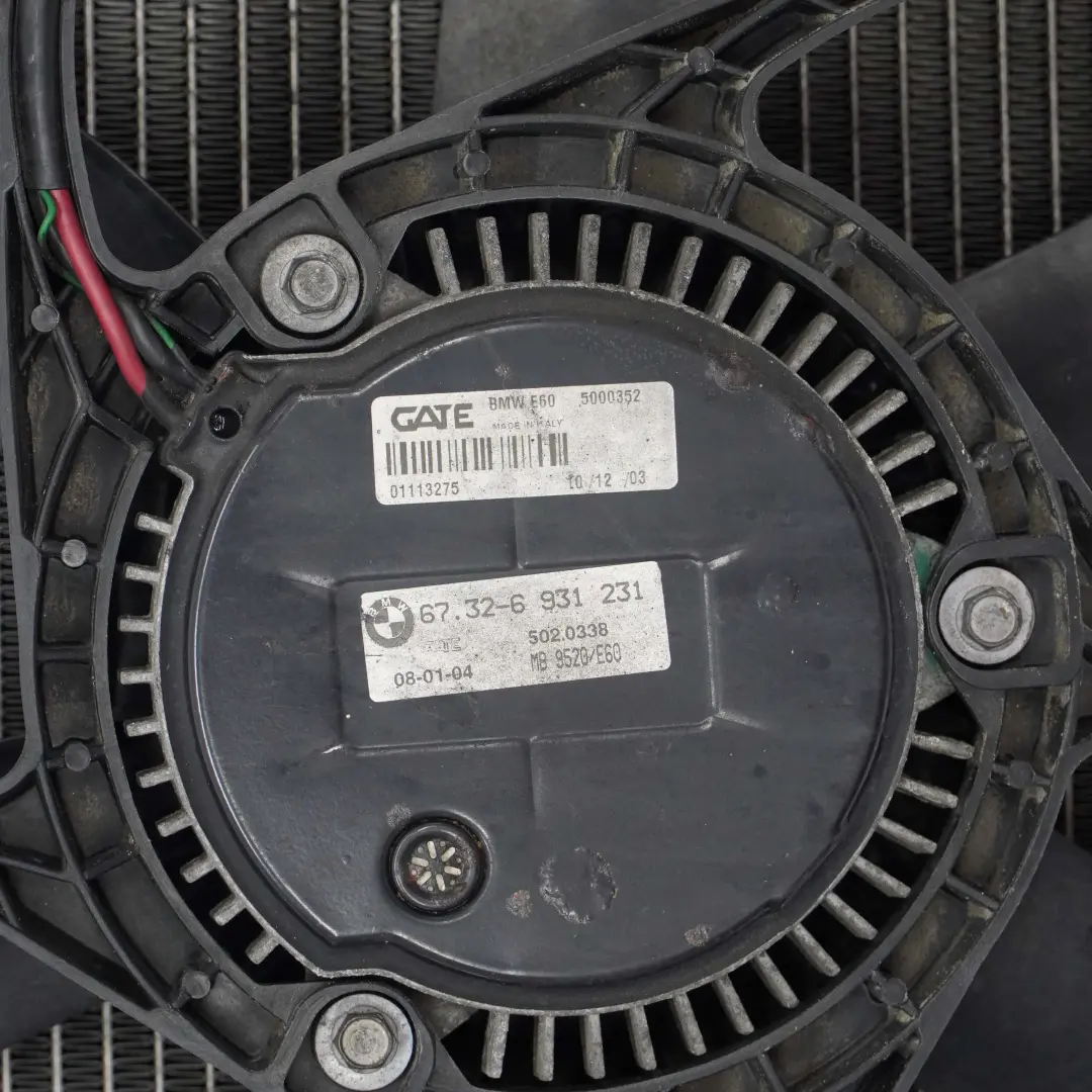 Radiador BMW E60 E61 520i 525i 530i M54 400W Cubierta Ventilador Motor para Pack con número de pieza 7526824 Pack Radiador BMW E60 E61 520i 525i 530i M54 400W Cubierta Ventilador Motor - SKU 7526824-3 - Número de pieza 7526824
