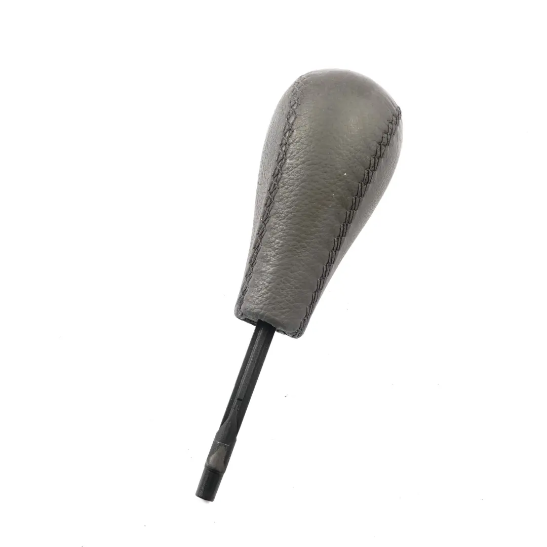 Selector Lever Grip Gear Stick Knob Leather Grey to BMW Z4 E85 with Part number 7526983 BMW Z4 E85 Selector Lever Grip Gear Stick Knob Leather Grey - SKU 7526983 - Part number 7526983