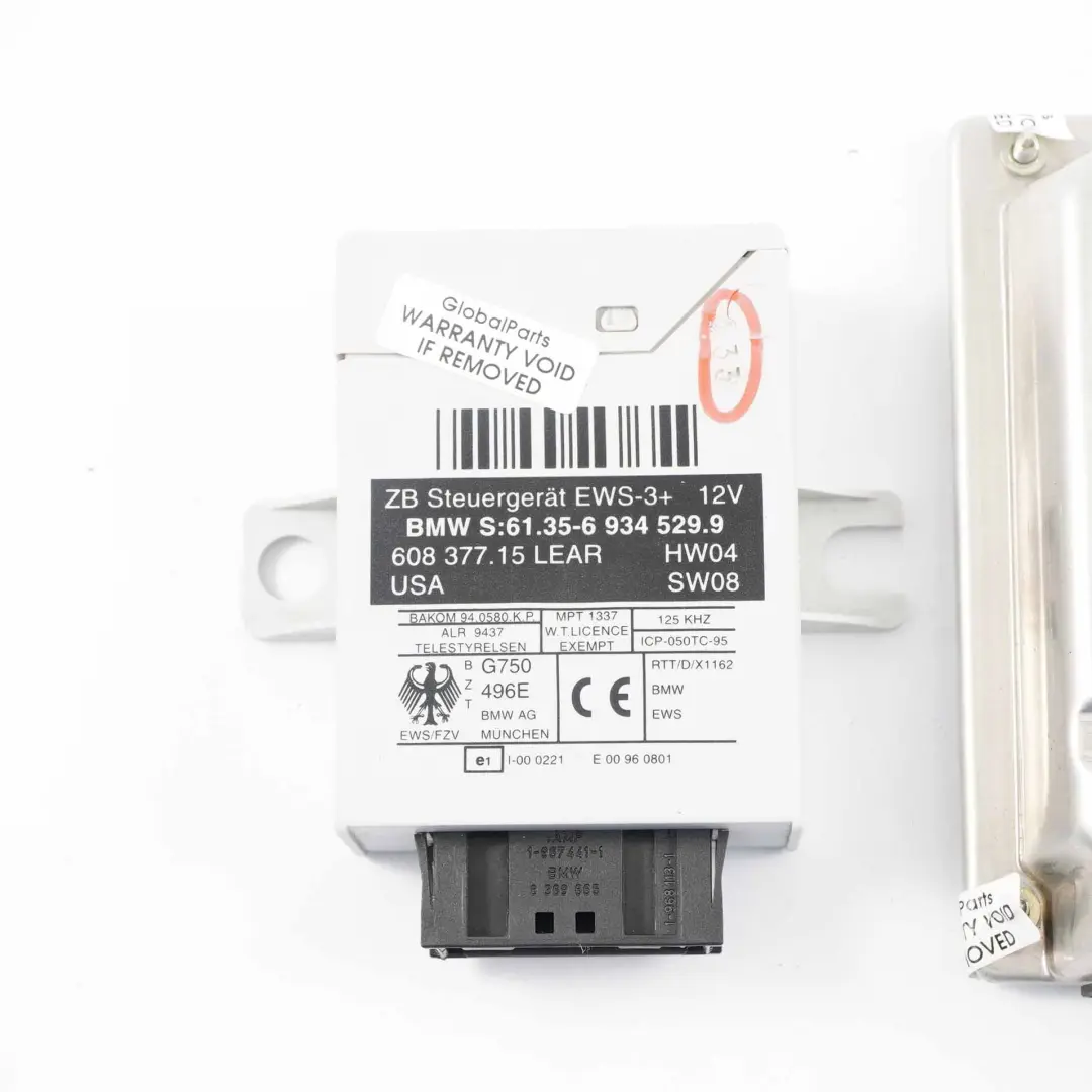 M54 192HP ECU Kit DME + EWS3 + Key Automatic BMW Z4 E85 2.5i Engine - SKU 7527072-3 - Part number 7527072