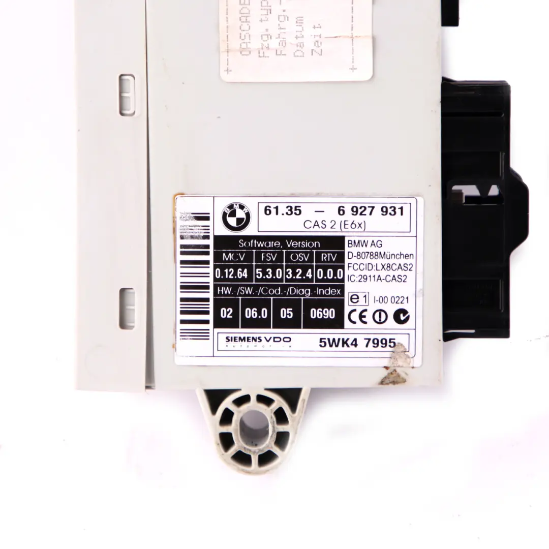 M54 231HP ECU Kit Engine Control Unit DME CAS2 Key Automat to BMW E60 530i with Part number 7527072 BMW E60 530i M54 231HP ECU Kit Engine Control Unit DME CAS2 Key Automat - SKU 7527072-4 - Part number 7527072