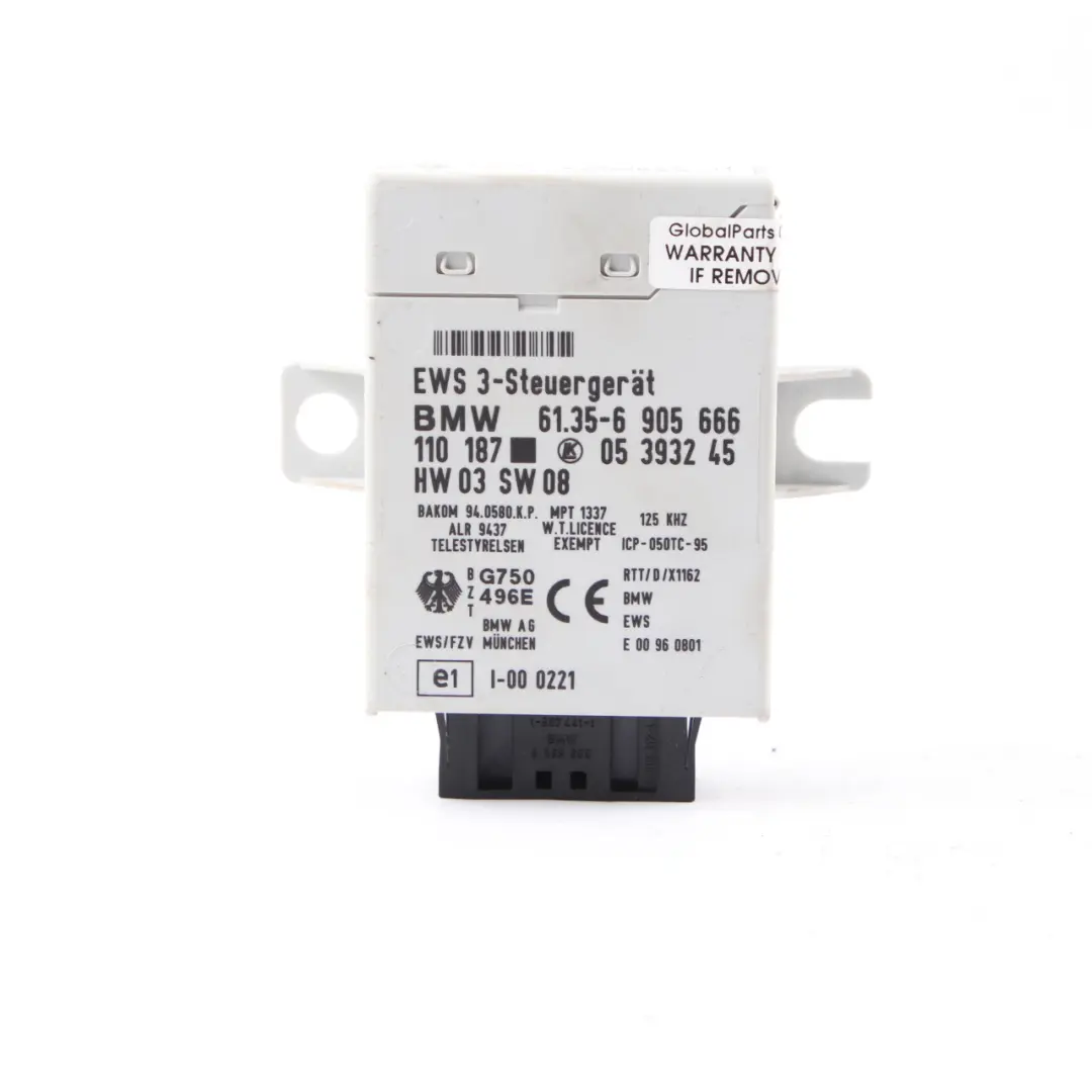 170HP Motor ECU Kit DME EWS Schlüssel Handbuch für MINI Cooper R53 W11 mit Teilenummer 7527610 MINI Cooper R53 W11 170HP Motor ECU Kit DME EWS Schlüssel Handbuch - SKU 7527610-15 - Teilenummer 7527610