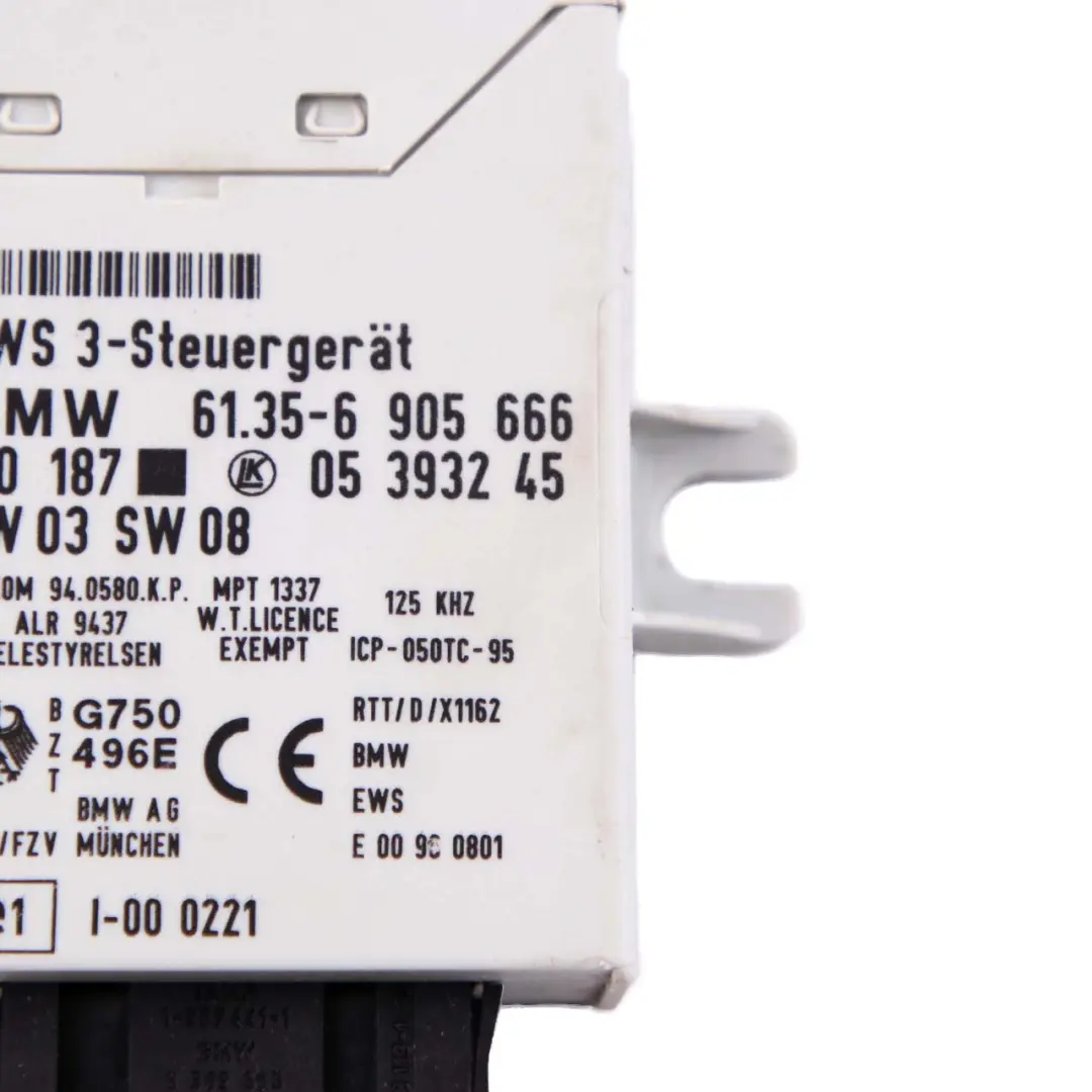  £MINI Cooper S R53 W11 170HP Engine ECU Kit DME + EWS + Key Manual - SKU 7527610-2 - Part number 7527610