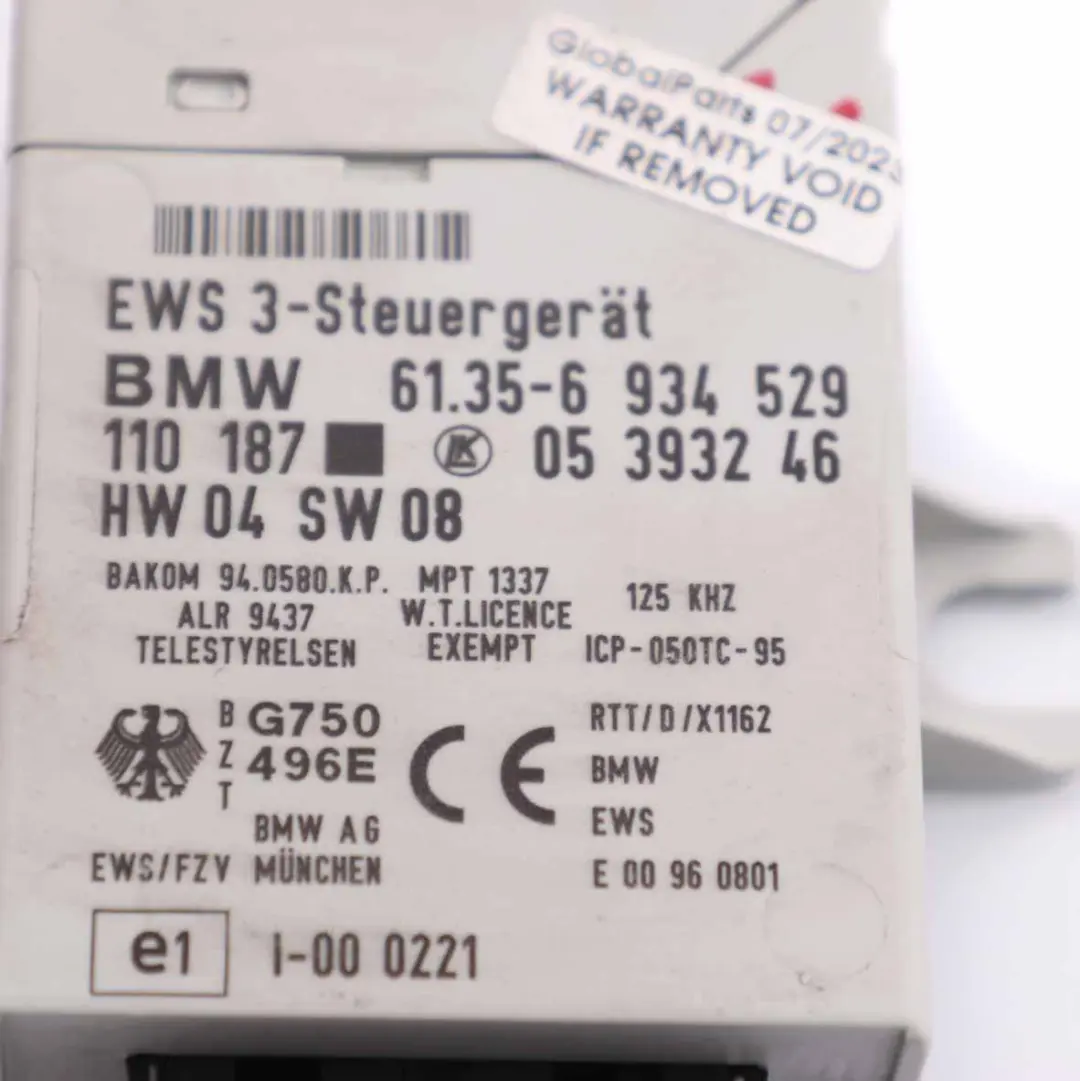 90HP Engine ECU Kit DME + EWS + Key Automatic Mini Cooper R50 W10 - SKU 7527610-3 - Part number 7527610