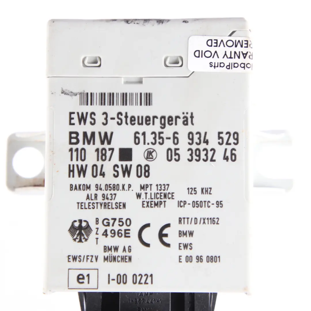 MINI Cooper R53 W11 170HP Motor ECU Kit DME EWS Schlüssel Handbuch - SKU 7527610-7 - Teilenummer 7527610
