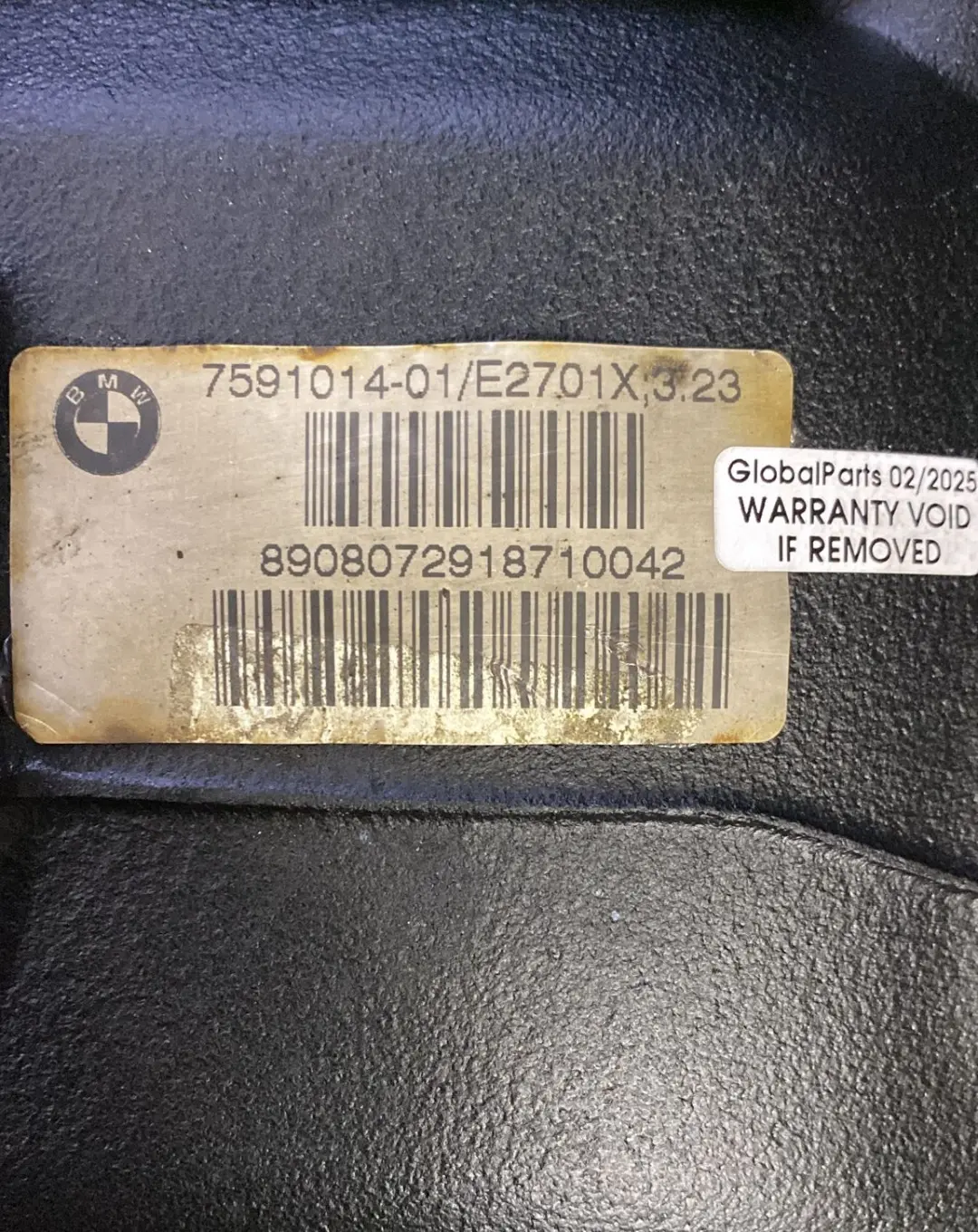 Arriere Differentiel 3,23 7566183 Reconditionné pour BMW E90 E91 325i à propos du numéro de pièce 7529108 BMW E90 E91 325i Arriere Differentiel 3,23 7566183 Reconditionné - SKU 7529108-1 - Numéro de pièce 7529108