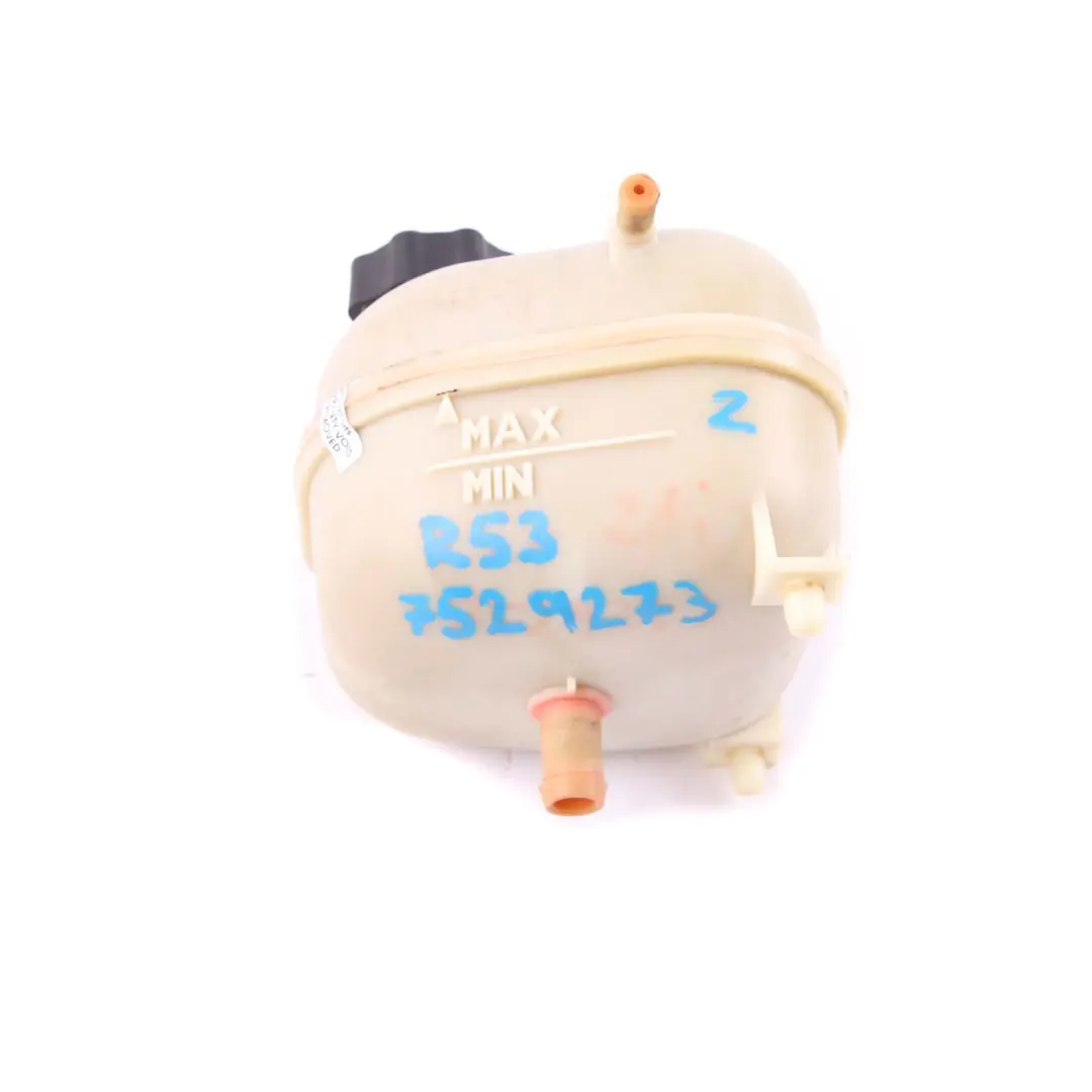 Refrigerante Tanque De Expansion De Agua Botella para Mini R52 R53 con número de pieza 7529273 Mini R52 R53 Refrigerante Tanque De Expansion De Agua Botella - SKU 7529273 - Número de pieza 7529273