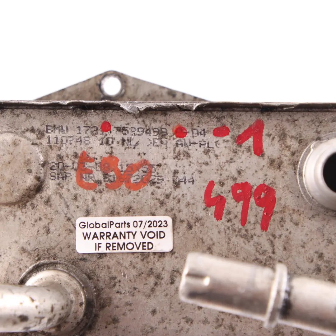 Heat exchanger Oil Radiator to BMW E81 E87 E90 E91 LCI Automatic with Part number 7529499 BMW E81 E87 E90 E91 LCI Automatic Heat exchanger Oil Radiator - SKU 7529499-1 - Part number 7529499