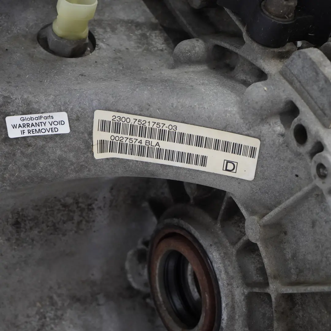 W17 Manual Gearbox GS6-85DG BLA WARRANTY to Mini One D R50 Diesel with Part number 7521757 Mini One D R50 Diesel W17 Manual Gearbox GS6-85DG BLA WARRANTY - SKU 7531351 - Part number 7521757