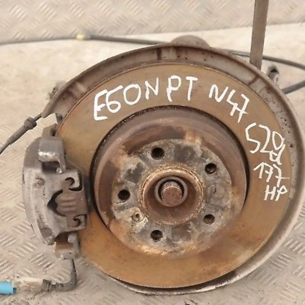 BMW E60 520d N47 trasera Derecha Eje Salida Suspension de Pierna Soporte Rueda - SKU 7531574 - Número de pieza 7531574