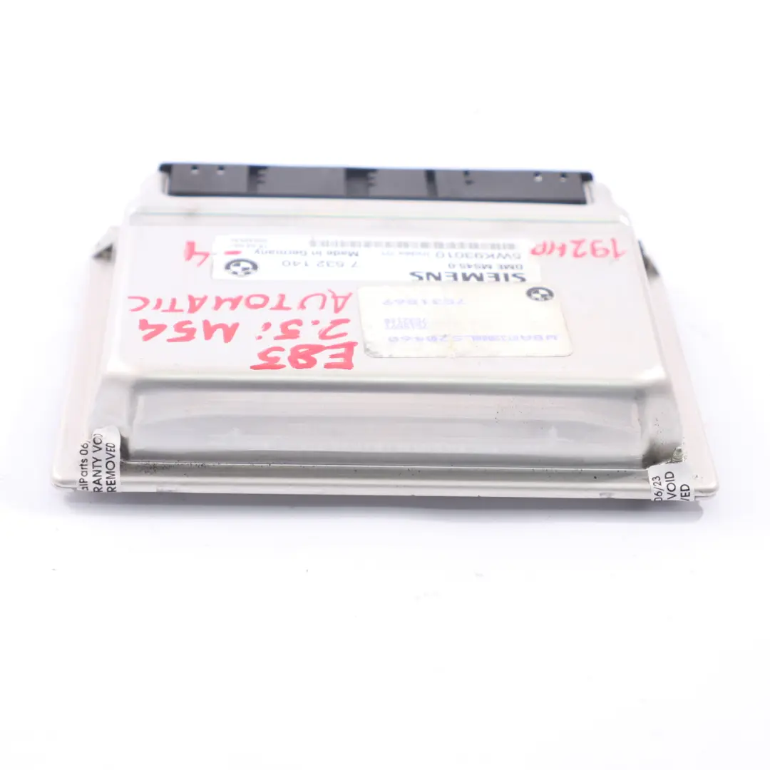 BMW X3 E83 Z4 E85 2.5i M54 192HP Motore ECU DME Unità controllo - SKU 7532140-4 - Numero di parte 7532140