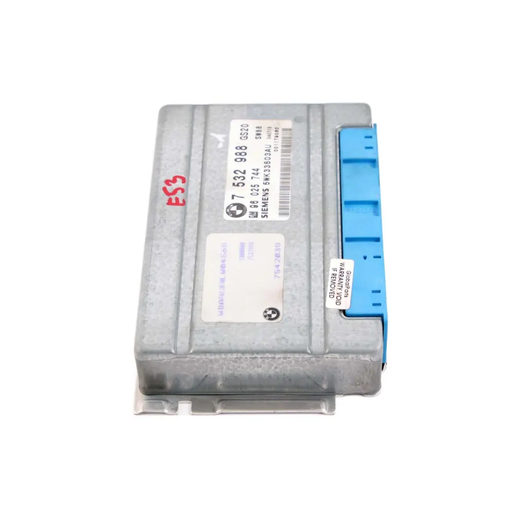 BMW X3 E83 3.0i M54 1 Automatic Gearbox Basic Control Unit EGS Module - SKU 7532988-1 - Part number 7532988