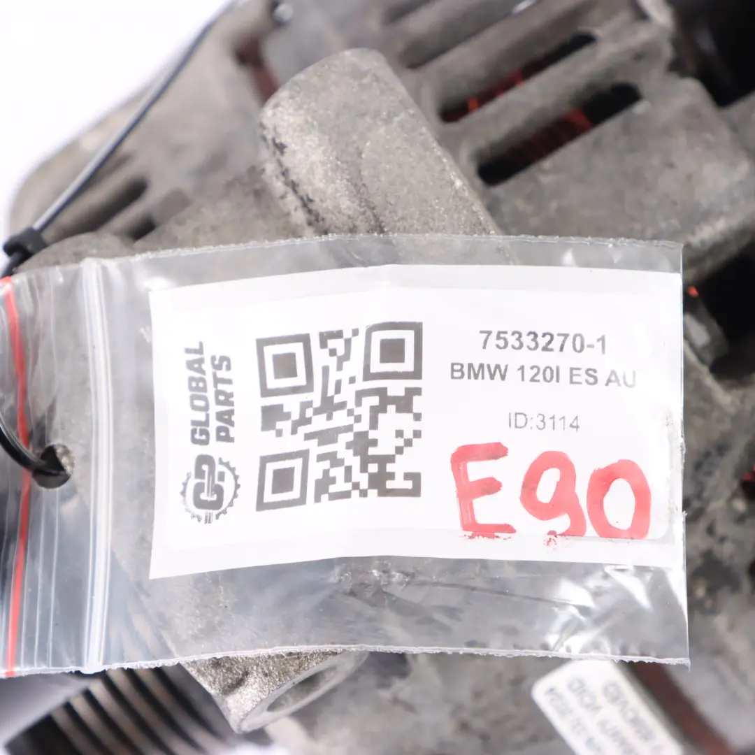 Alternateur BMW E90 E81 E87 E85 Petrol Engine N45 N46 Alternator 150A pour à propos du numéro de pièce 7533270 Alternateur BMW E90 E81 E87 E85 Petrol Engine N45 N46 Alternator 150A - SKU 7533270-1 - Numéro de pièce 7533270