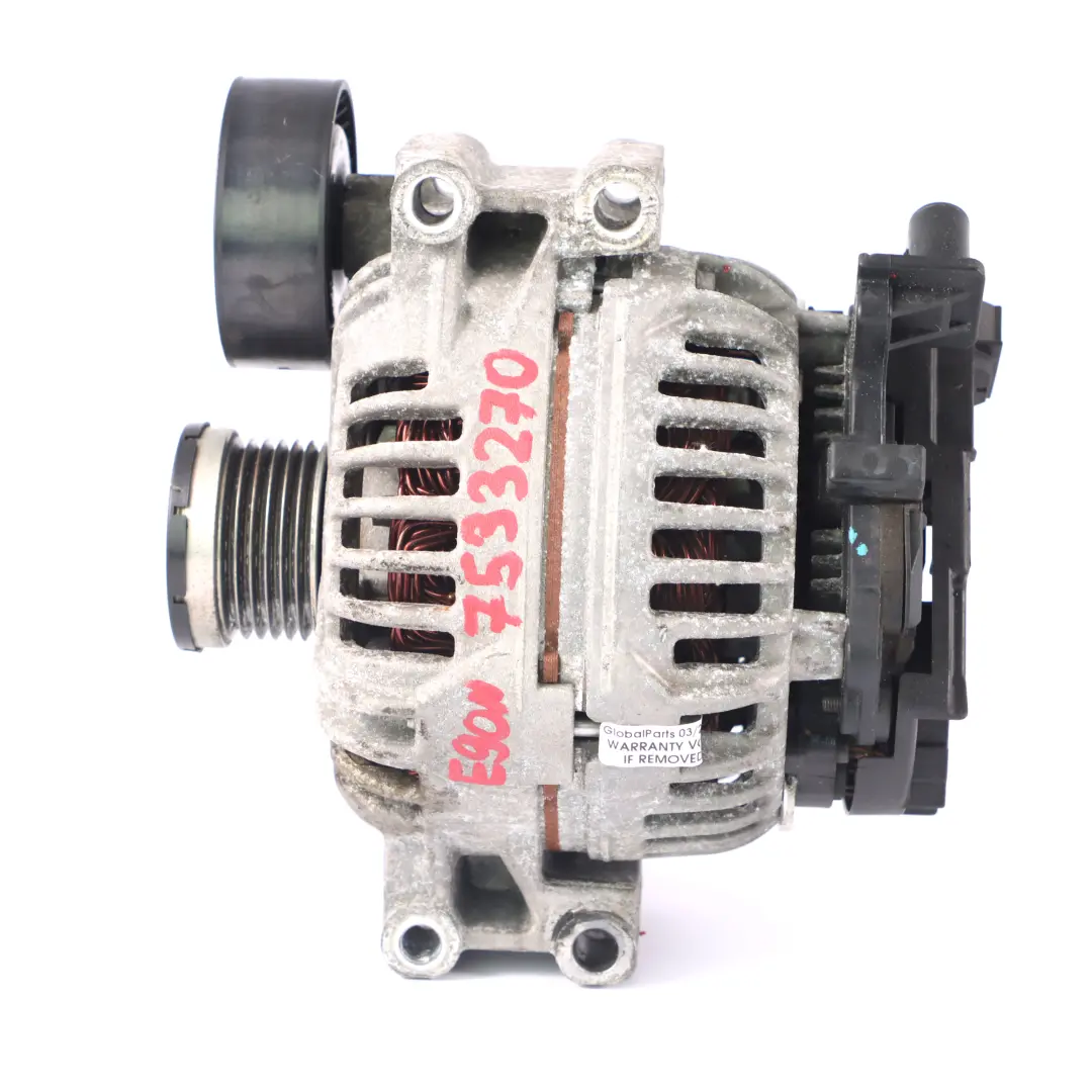 Alternator BMW E90 E81 E87 E85 Petrol Engine N45 N46 Alternator 150A to with Part number 7533270 Alternator BMW E90 E81 E87 E85 Petrol Engine N45 N46 Alternator 150A - SKU 7533270 - Part number 7533270