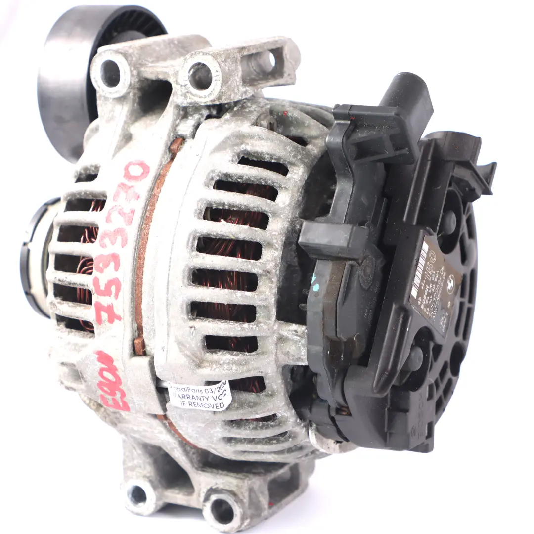  Alternador BMW E90 E81 E87 E85 Motor de gasolina N45 N46 Alternador 150A - SKU 7533270 - Número de pieza 7533270