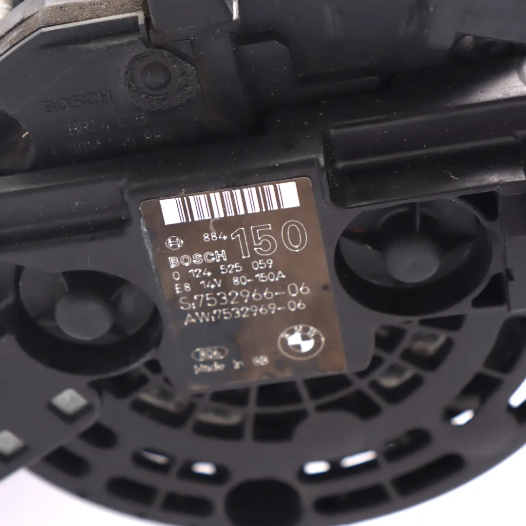 Alternator BMW E90 E81 E87 E85 Petrol Engine N45 N46 Alternator 150A to with Part number 7533270 Alternator BMW E90 E81 E87 E85 Petrol Engine N45 N46 Alternator 150A - SKU 7533270 - Part number 7533270