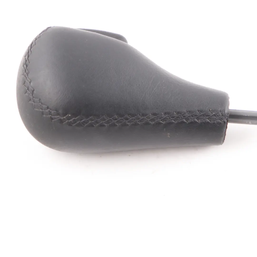 BMW E46 X5 E53 Leather Ring Gear Shift Knob Lever Black - SKU 7533347 - Part number 7533347