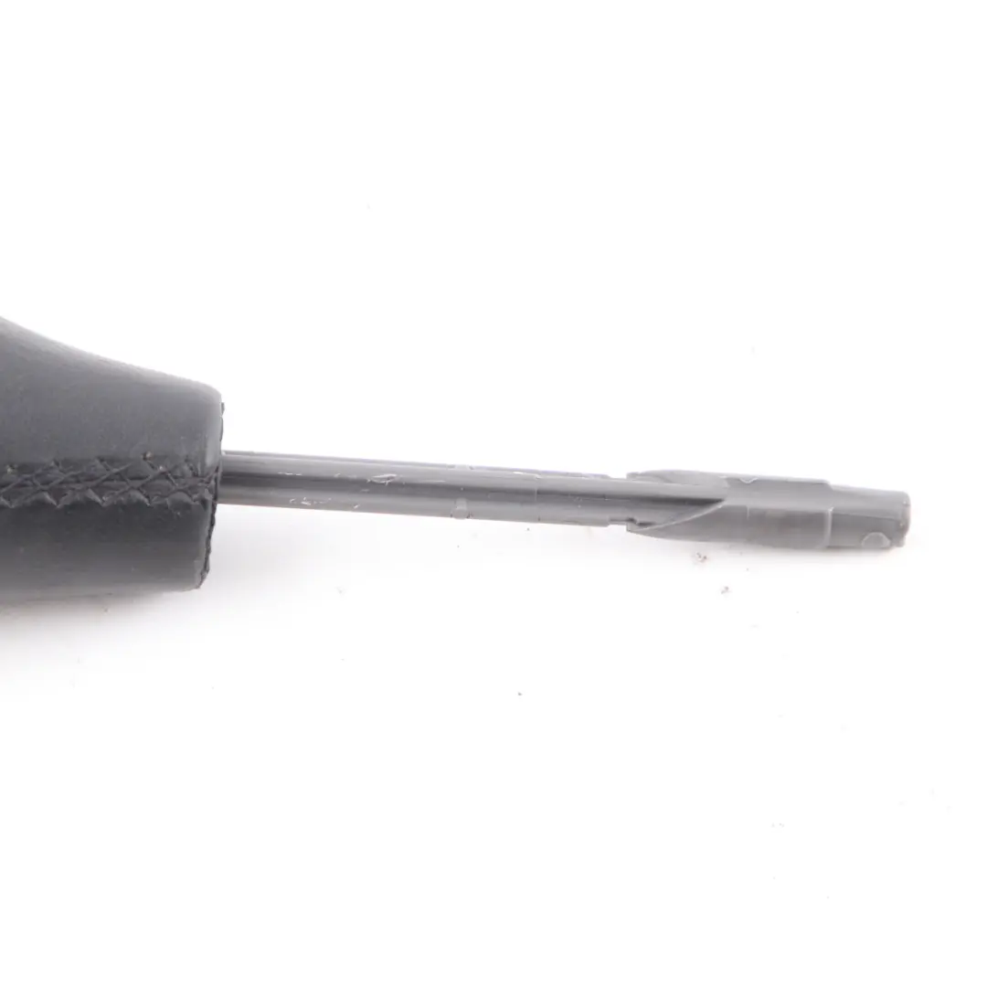 BMW E46 X5 E53 Leather Ring Gear Shift Knob Lever Black - SKU 7533347 - Part number 7533347