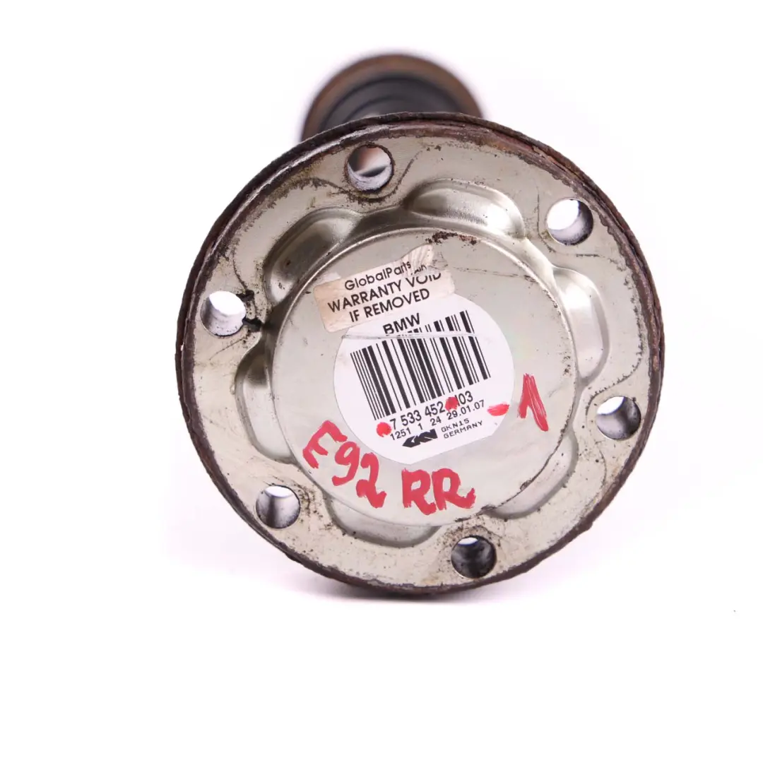 BMW E87 LCI E90 E91 E92 E93 Driveshaft Output Drive Shaft Rear Right - SKU 7533452-1 - Part number 7533452