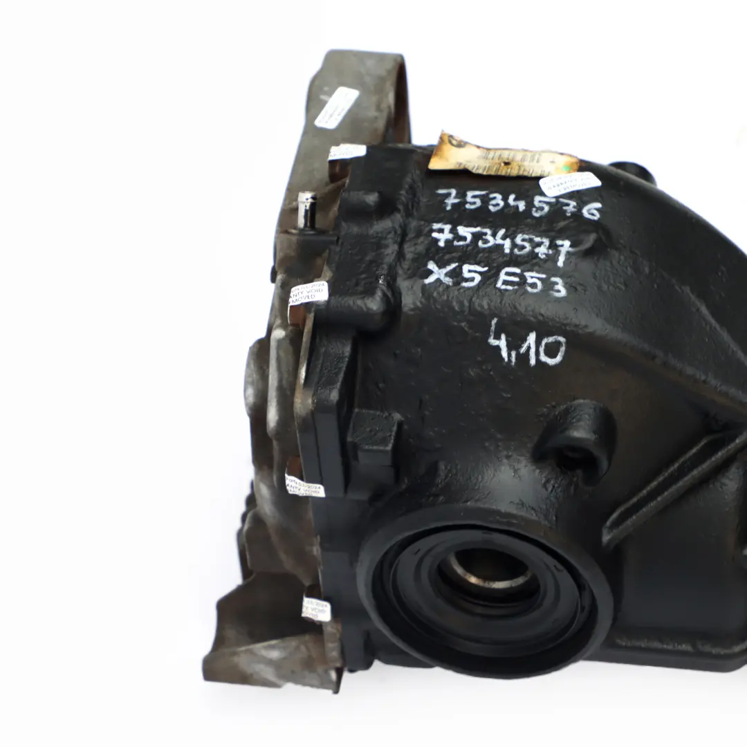 Axle Differential Diff 4,10 Ratio 7534576 WARRANTY to BMW X5 E53 Rear with Part number 7534577 BMW X5 E53 Rear Axle Differential Diff 4,10 Ratio 7534576 WARRANTY - SKU 7534577 - Part number 7534577